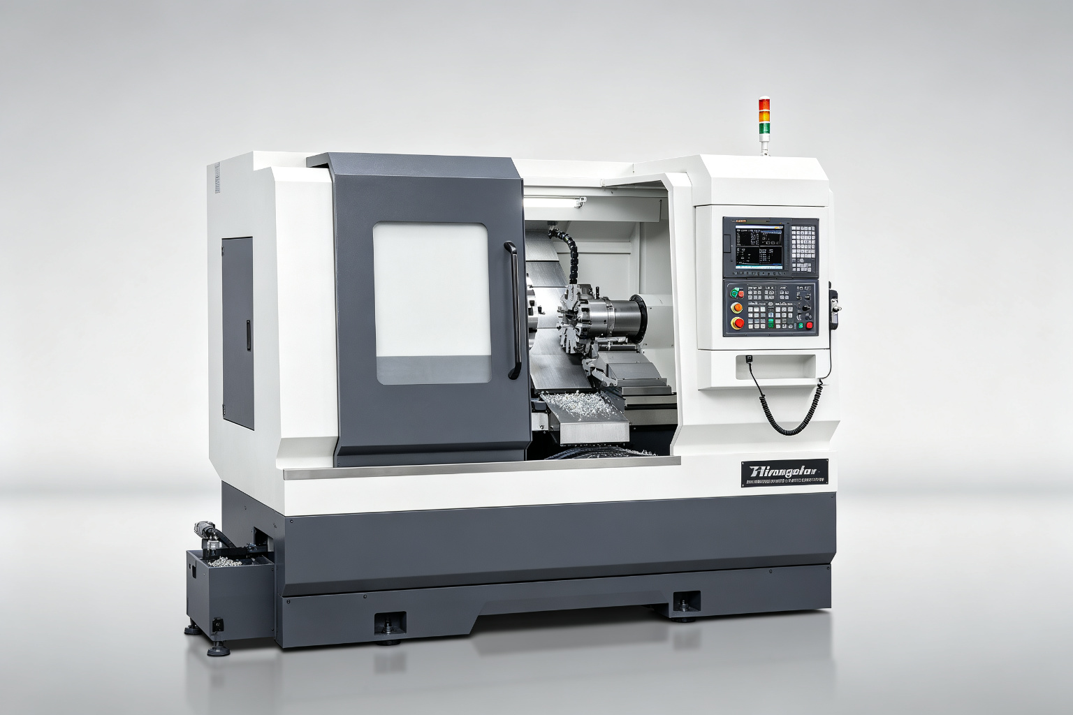 FD-L35 horizontal CNC lathe turning center with 8-station turret